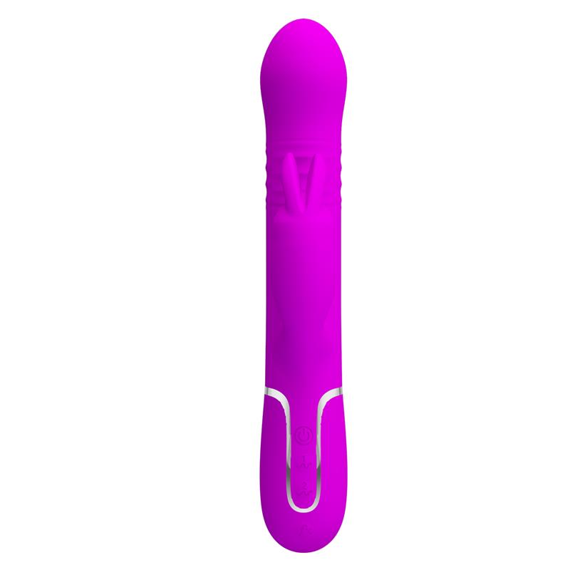 Pretty Love - Vibrador Coale Rabbit Perlas Violeta