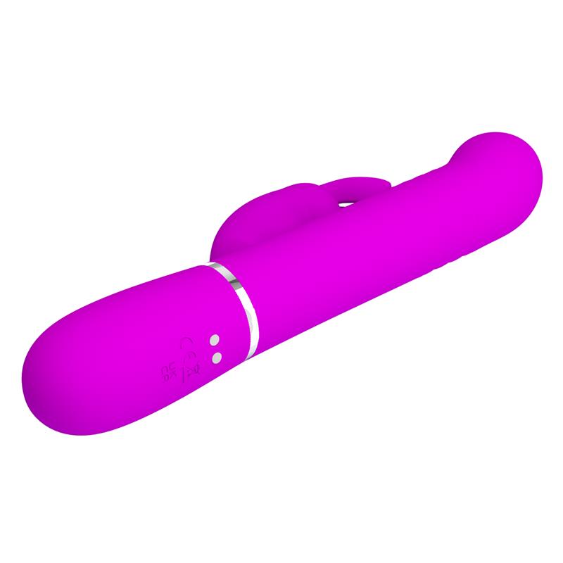 Pretty Love - Vibrador Coale Rabbit Perlas Violeta