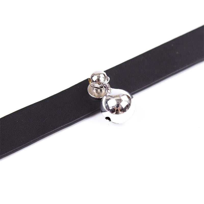 Collar Con Cascabel Negro