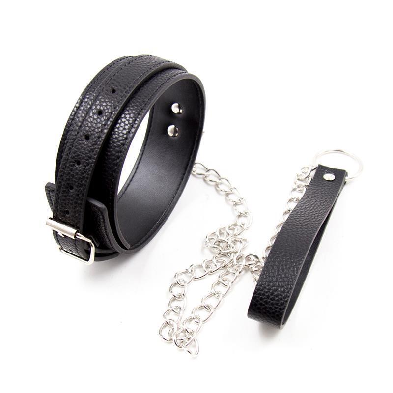 Collar Con Correa De Patrón De Serpiente