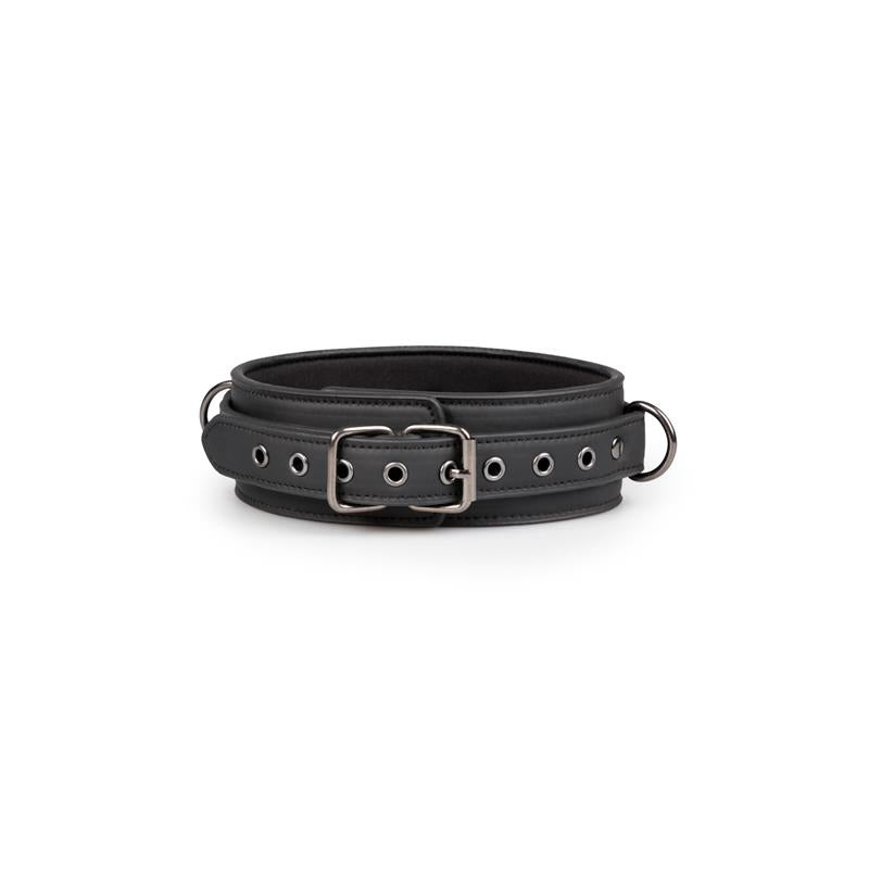 Collar Con Correa Negro