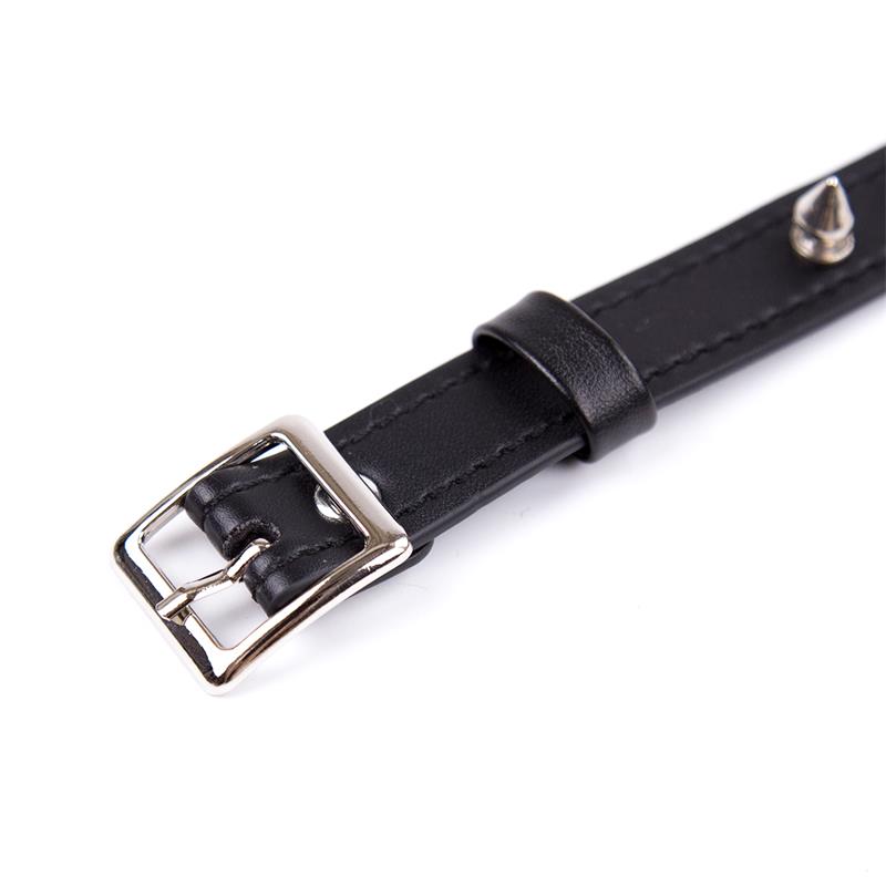 Collar Con Pinchos Negro