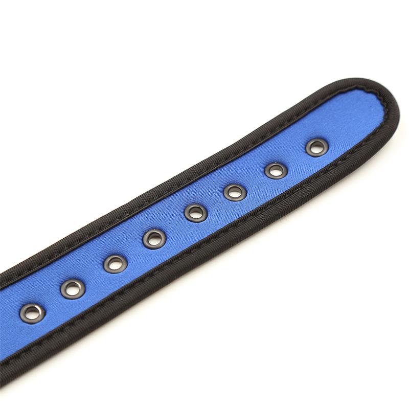 Collar De Neopreno Ajustable Azul