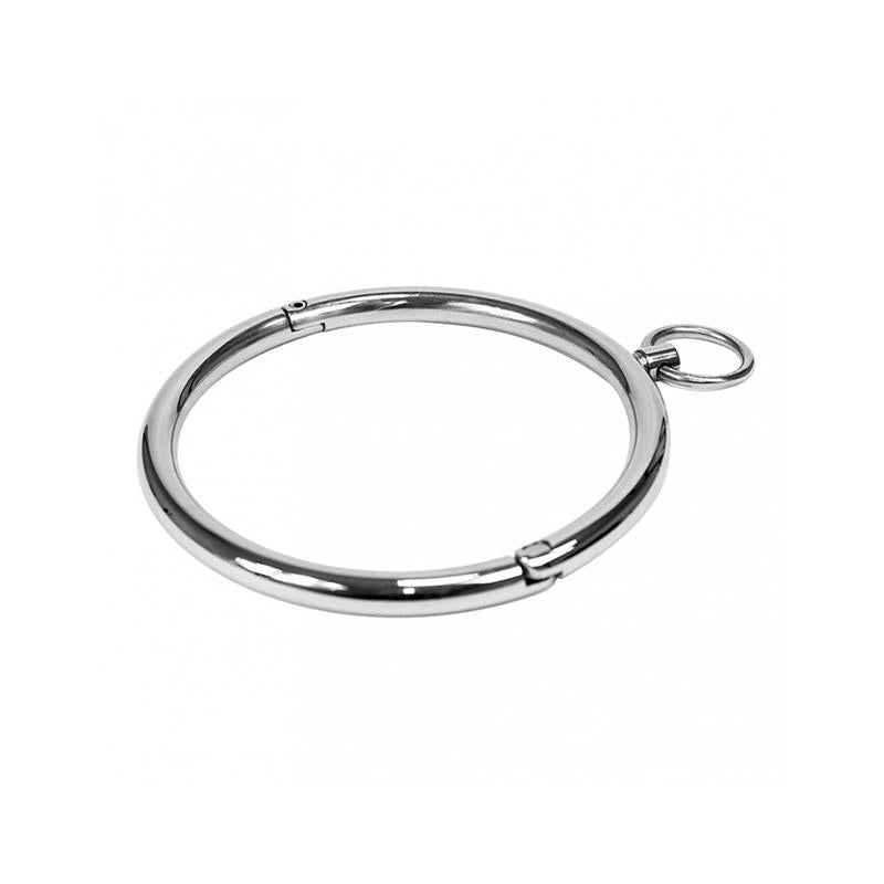 Collar Metálico Bdsm Redondeado