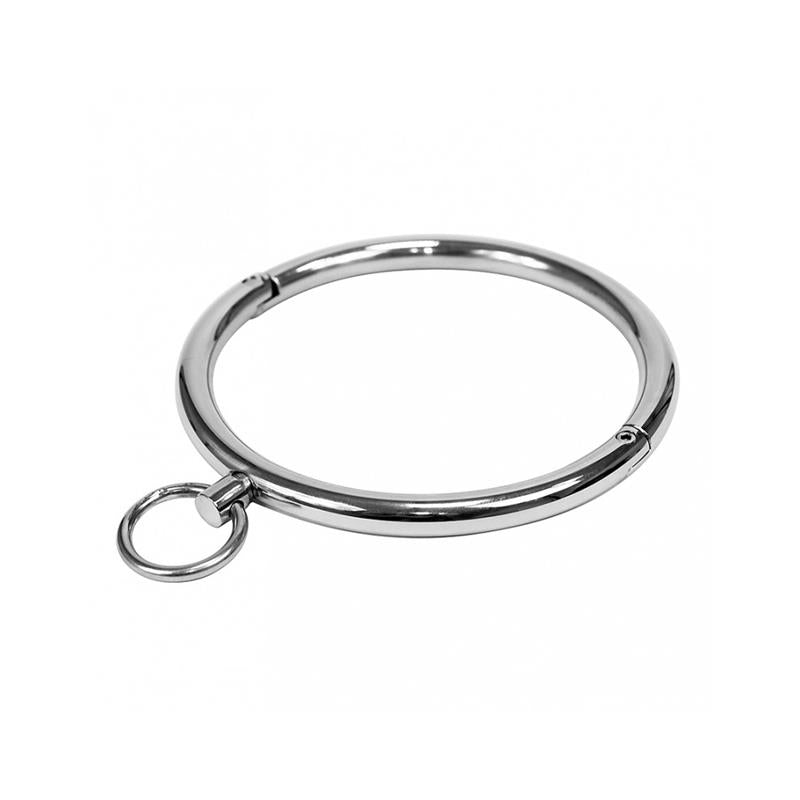 Collar Metálico Bdsm Redondeado