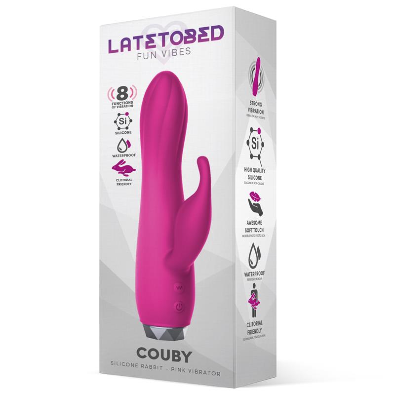 Couby Vibrador De Conejito Silicona Rosa
