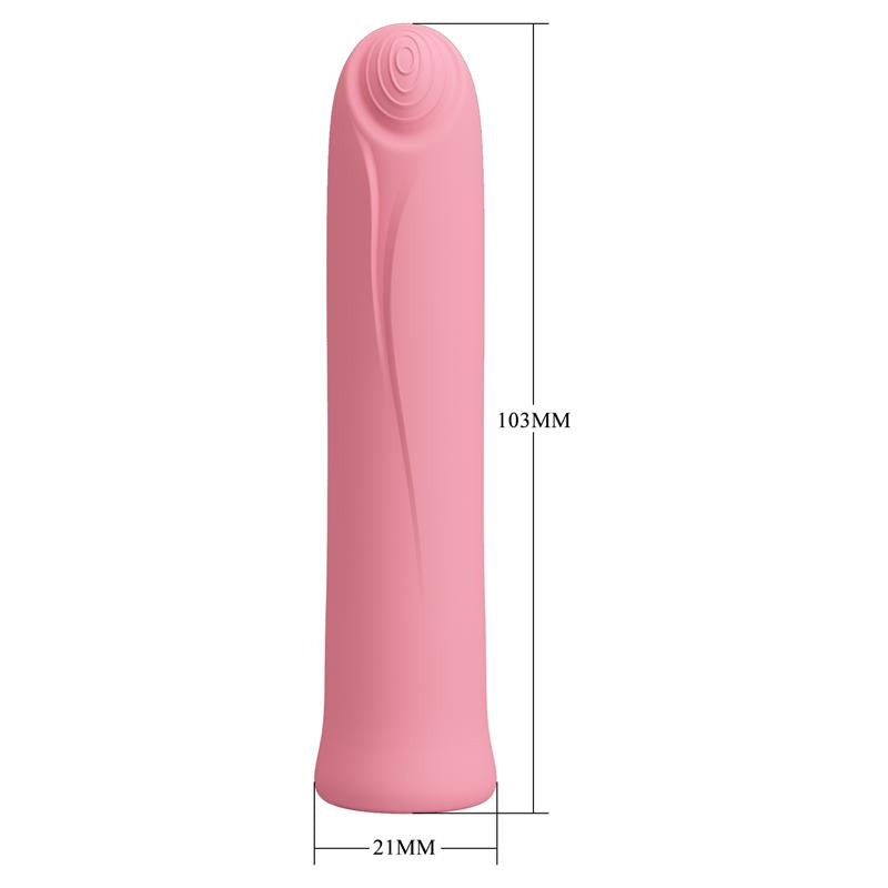 Pretty Love Curtis Mini Vibrador Super Power 12 Vibraciones Silicona Rosa