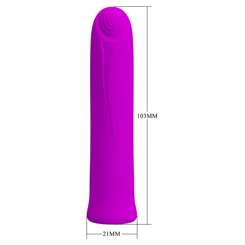 Pretty Love  Curtis Mini Vibrador Super Power 12 Vibraciones Silicona Violeta