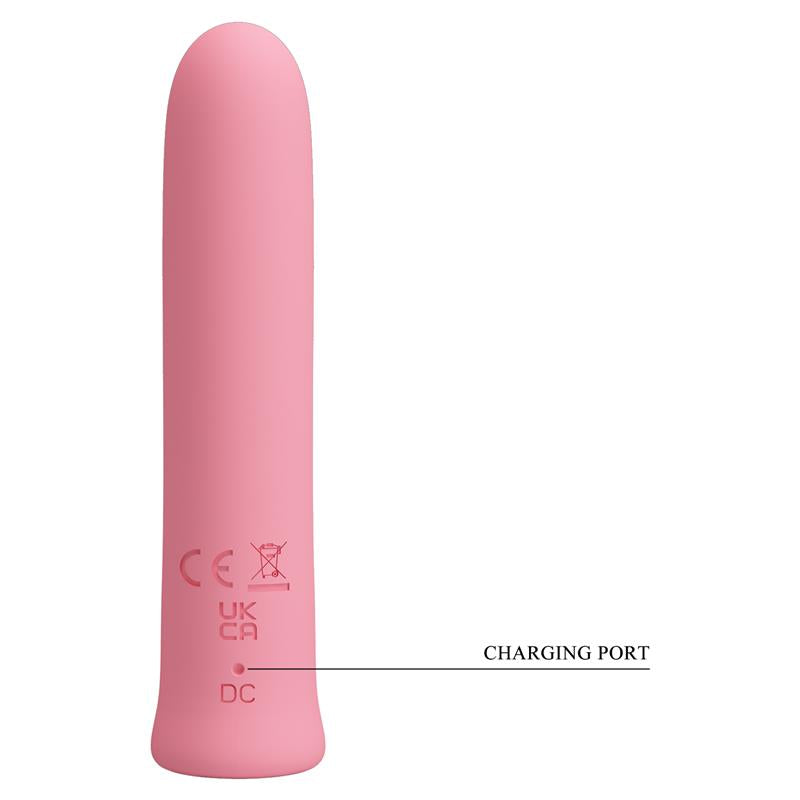 Pretty Love Curtis Mini Vibrador Super Power 12 Vibraciones Silicona Rosa