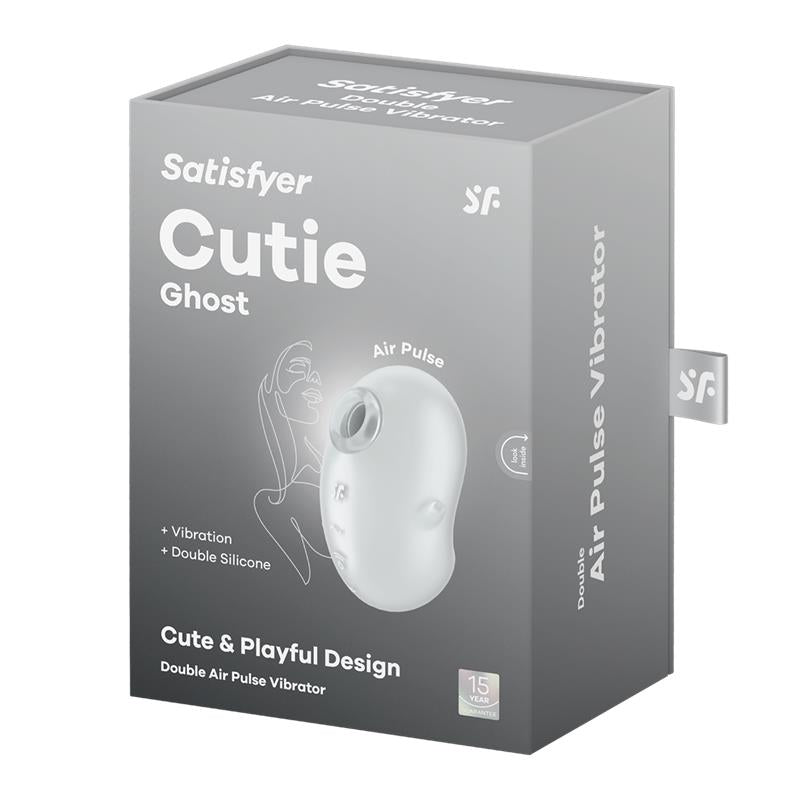 Satisfyer - Cutie Ghost Vibrador Lay-On Blanco