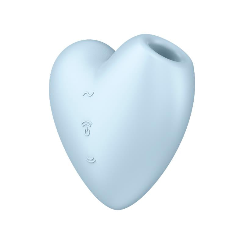 Satisfyer - Cutie Heart Estimulador Y Vibrador Azul