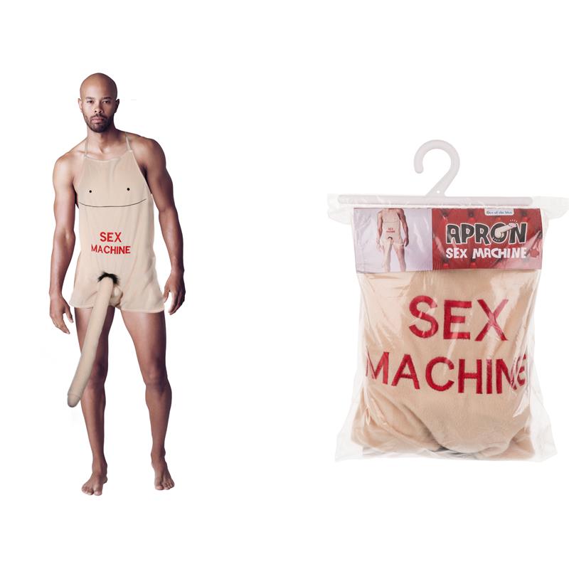 Delantal Con Pene Sex Machine