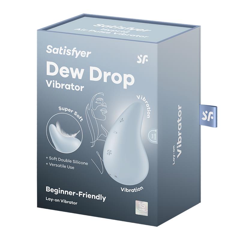 Satisfyer - Dew Drop Vibrador Lay-On Azul