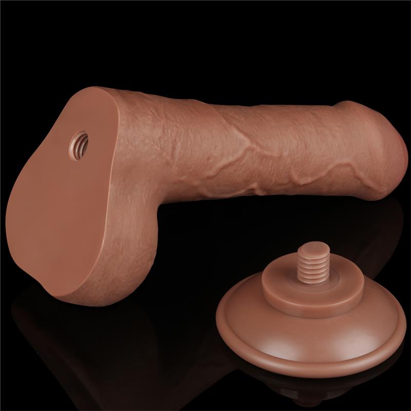 Dildo Sliding Sking 7 Marrón