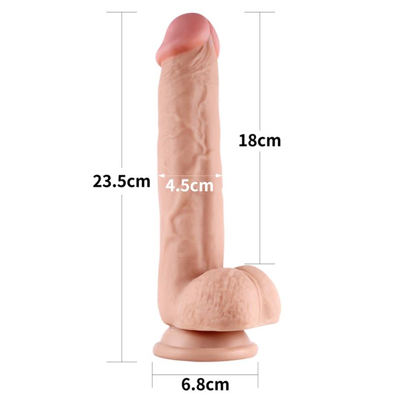 Dildo Sliding 9.5 Natural