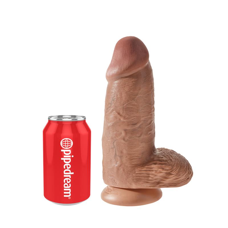 King Cock - Pene Realistico Chubby 23 Cm Caramelo