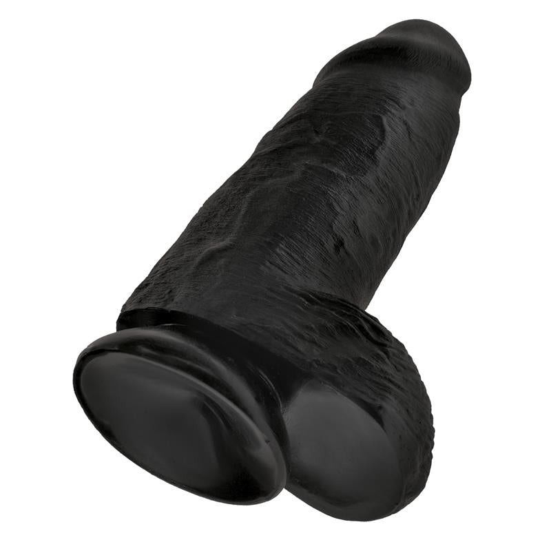 King Cock - Pene Realistico Chubby 23 Cm Negro