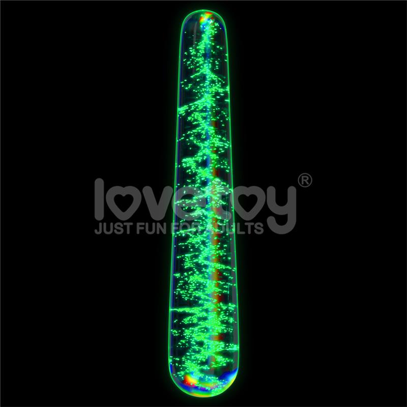 Dildo De Cristal Que Brilla En La Oscuridad Dark Twilight Slim Fantasy