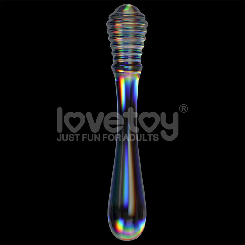 Dildo De Cristal Que Brilla En La Oscuridad Twilight Gleam Twin Pleasures