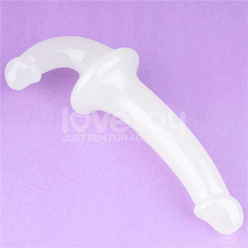Dildo Doble Lumino Play Luz Azul 10.5