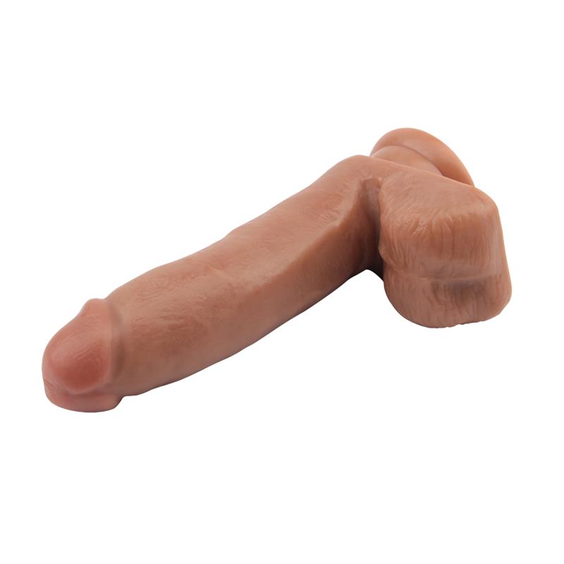 Dildo Dual Density Fashion Dude 17 X 3.6 Cm Bronceado