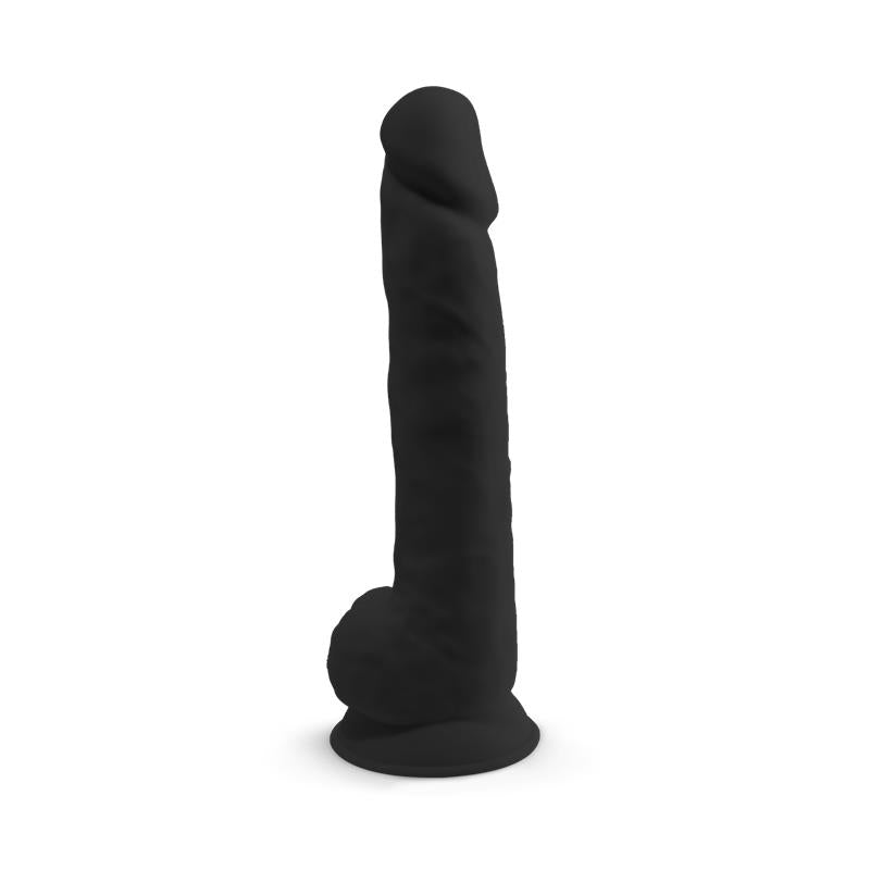 Silexd - Modelo 1 Pene Realistico Silicona Premium Silexpan Negro 38 Cm