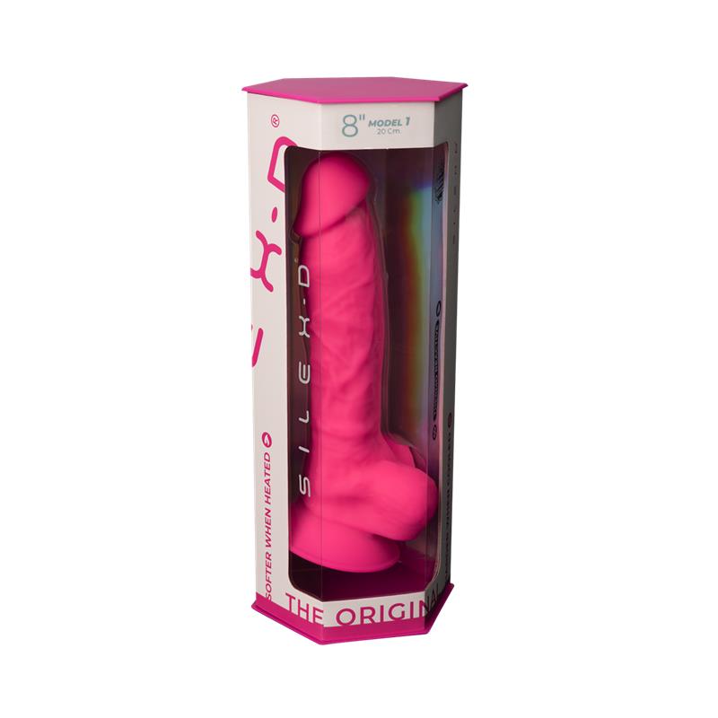 Silexd Modelo 1 - Pene Realístico 21,5cm - Rosa