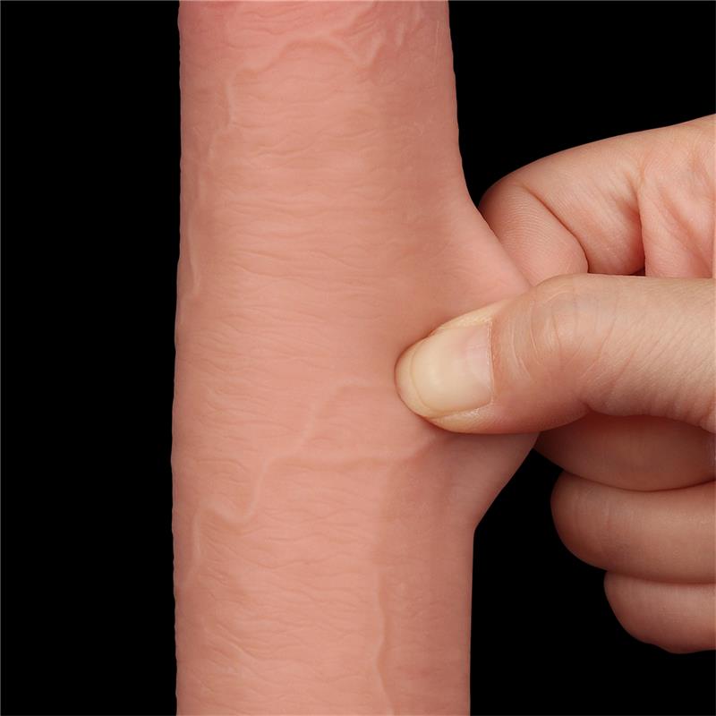 Dildo Dual Density Piel Deslizante 9
