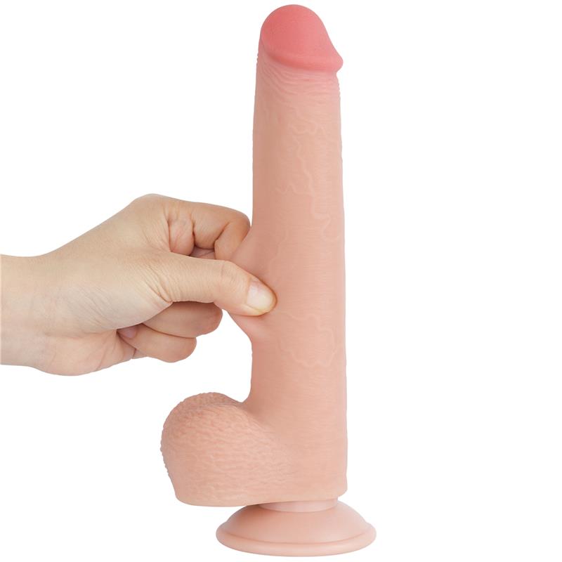 Dildo Dual Density Piel Deslizante 9