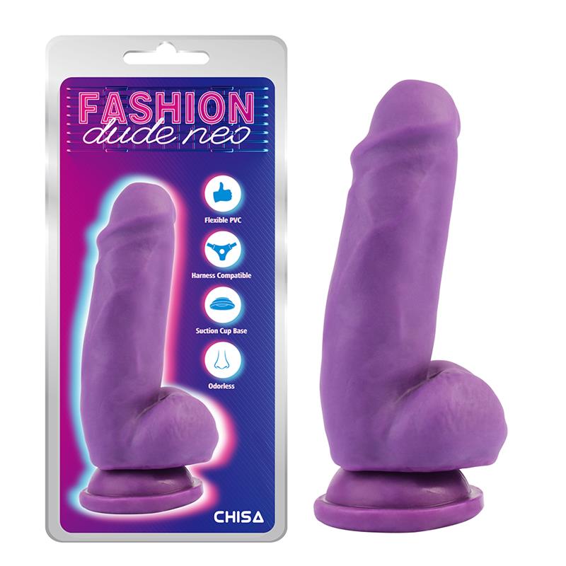Dildo Dual Density  Purpura 6.9