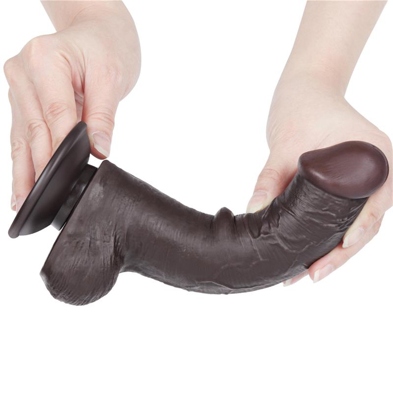 Dildo Dual Layer Piel Deslizante 8