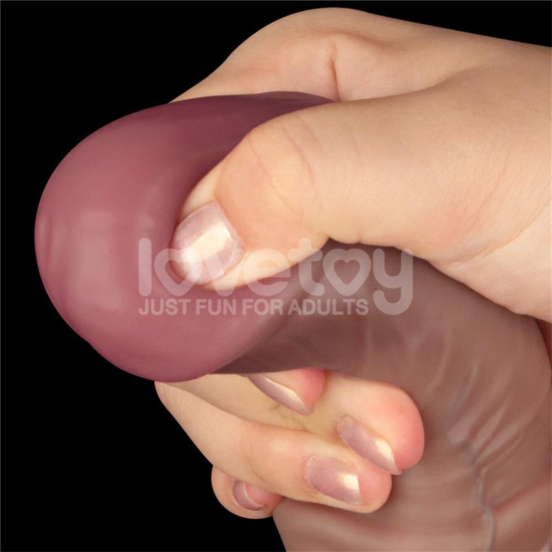 Dildo Dual Layered Articulable Xxl 16