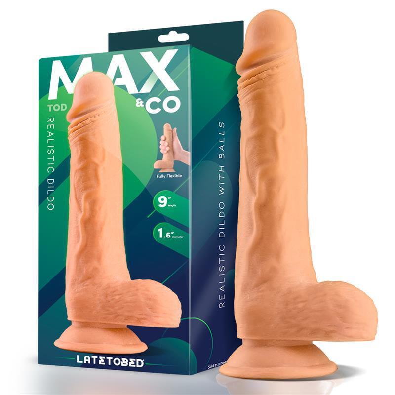 Dildo Realista Con Testículos Tod   9 Natural