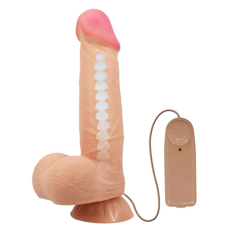 Pretty Love - Sliding Skin Series Dildo Realístico Con Ventosa Piel Deslizante Control Remoto  Natural 21.8 Cm