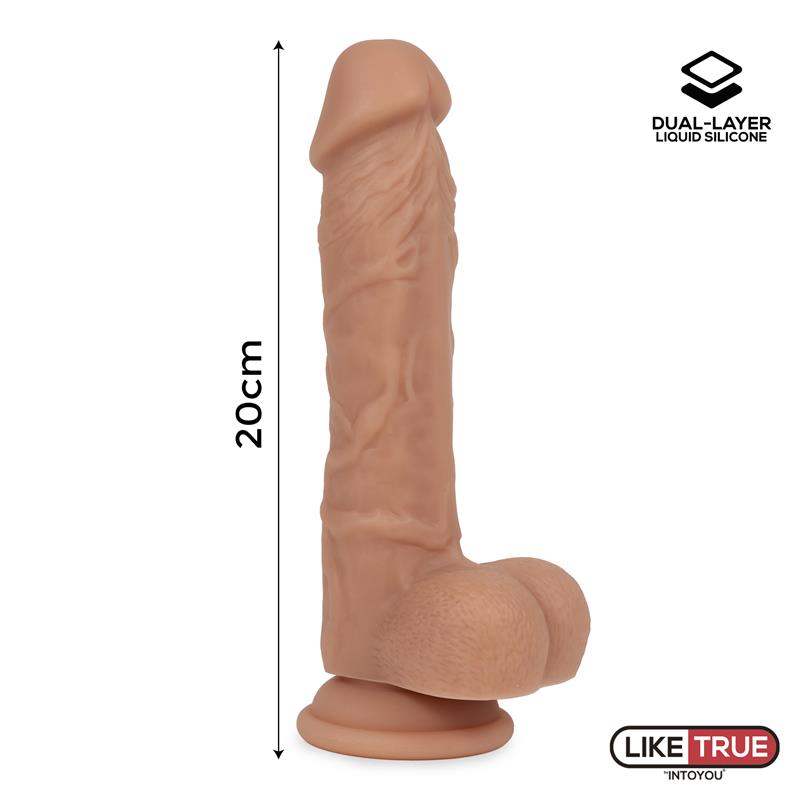 Dildo Realista Silicona Líquida Dual Layer 8
