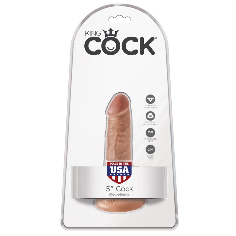 King Cock Pene De 5 - Bronceado
