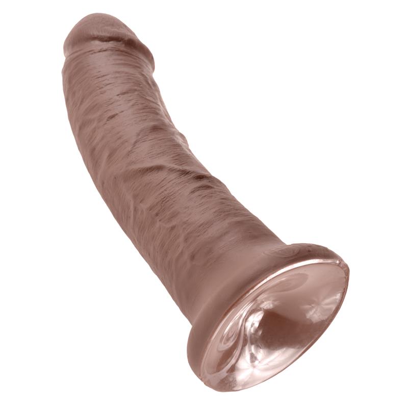 King Cock Pene De 8 - Color Marrón