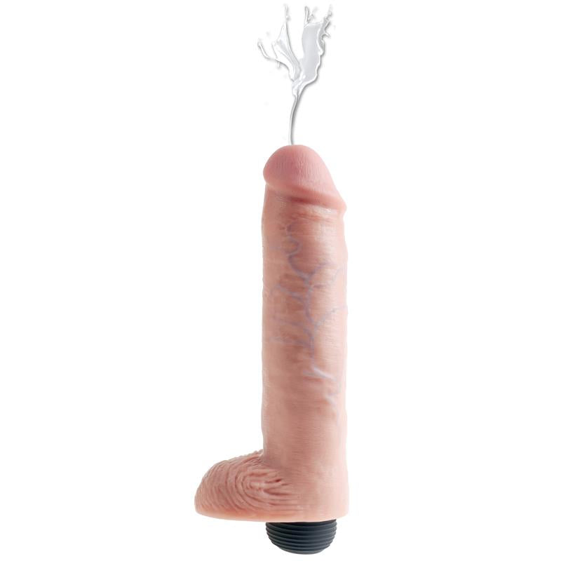Pene Eyaculador Con Testículos 10 - Color Natural