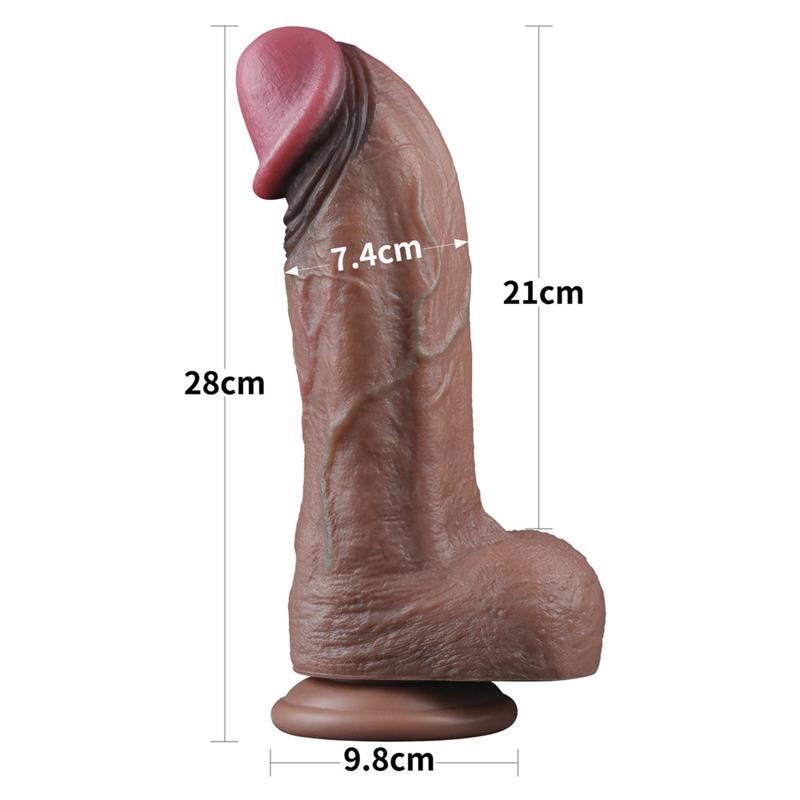 Dildo Silicona Dual Layered Xxl 11
