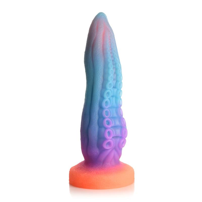 Dildo Tentáculo Brilla En La Oscuridad
