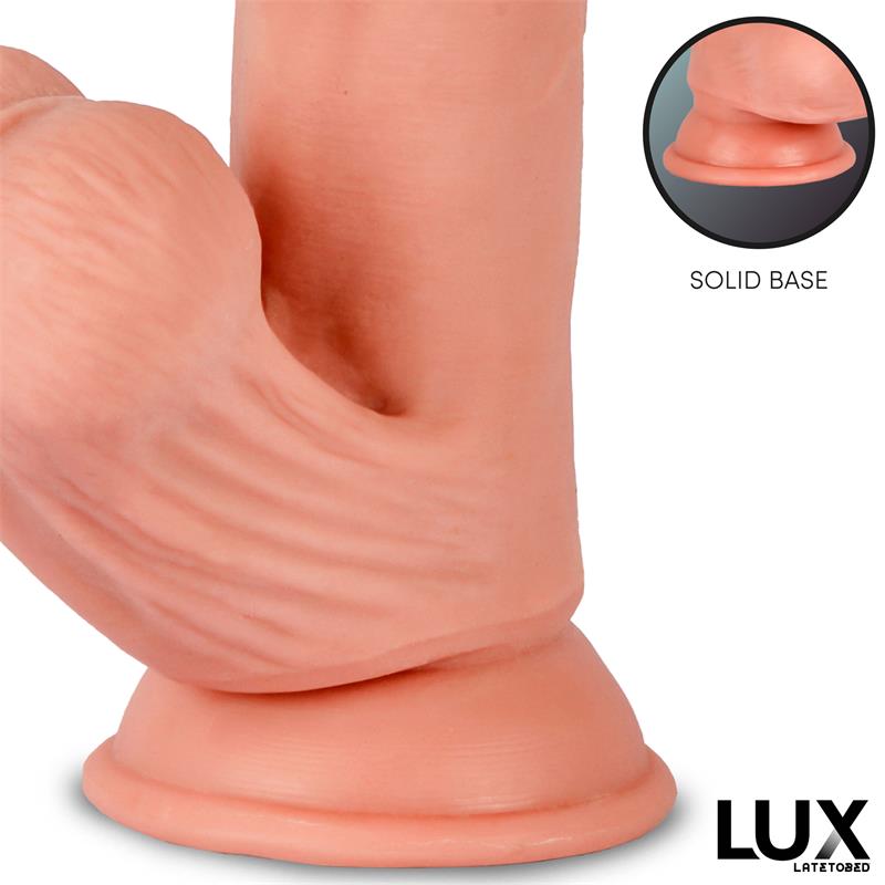 Dirk Dildo Triple Densidad Con Testículos Oscilantes 10