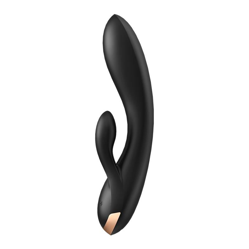 Satisfyer - Double Flex Vibrador App Negro