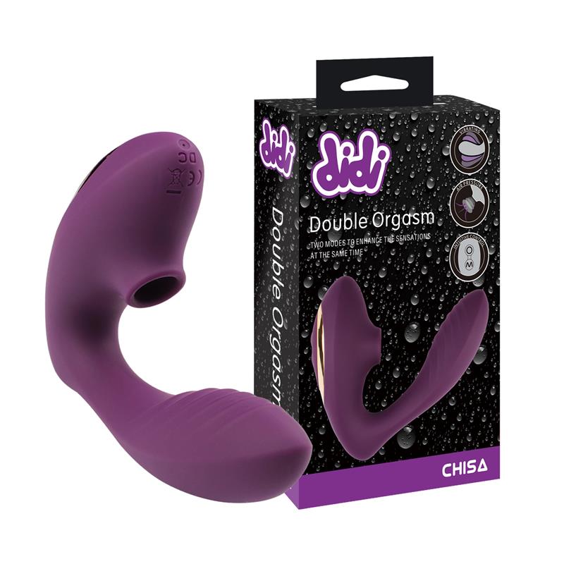Succionador Y Vibrador Para Parejas Double Orgasm