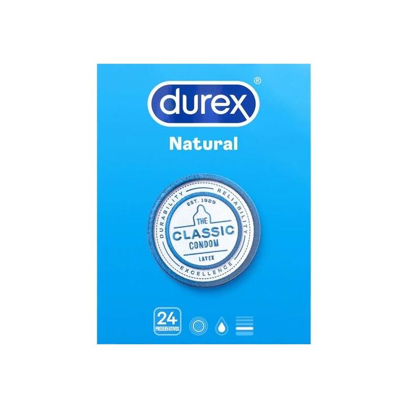 Durex - Natural Plus 24 Unidades