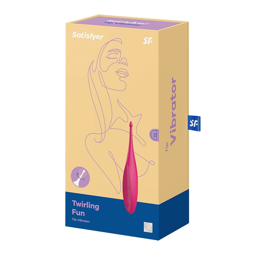Twirling Fun Varita Vibradora Silicona Usb Rosa