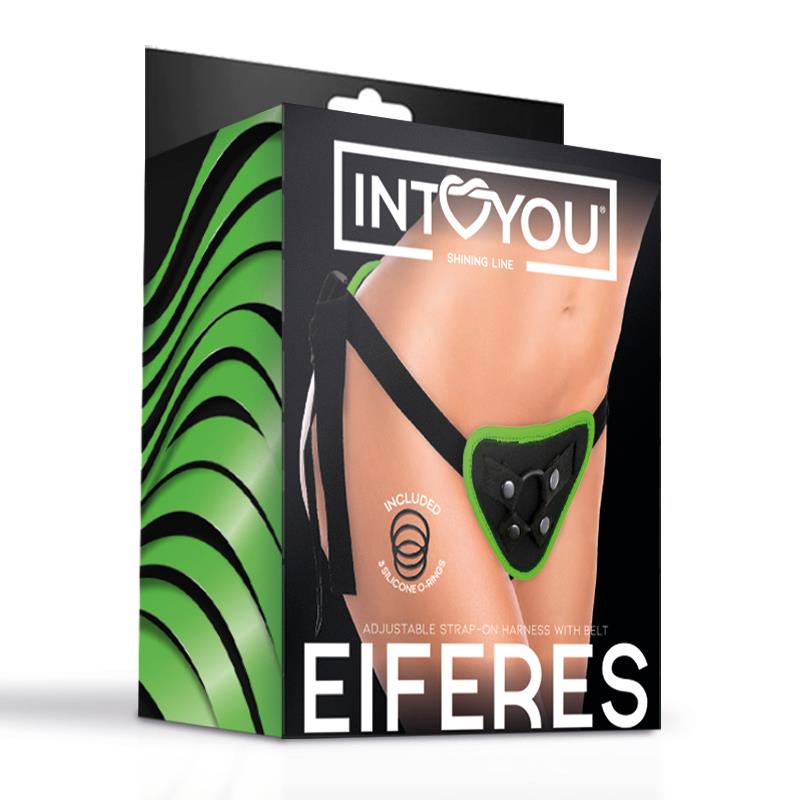 Eiferes Arnés Ajustable Estilo Corset Que Brilla En La Oscuridad