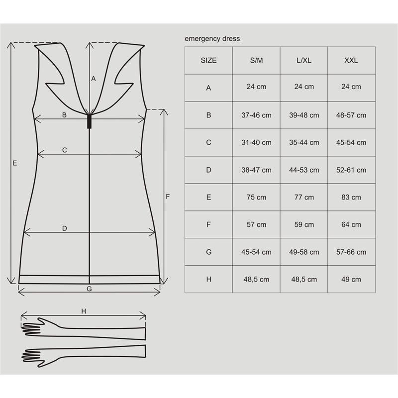 Obsessive Emergency Dress With Stehoscope S/M