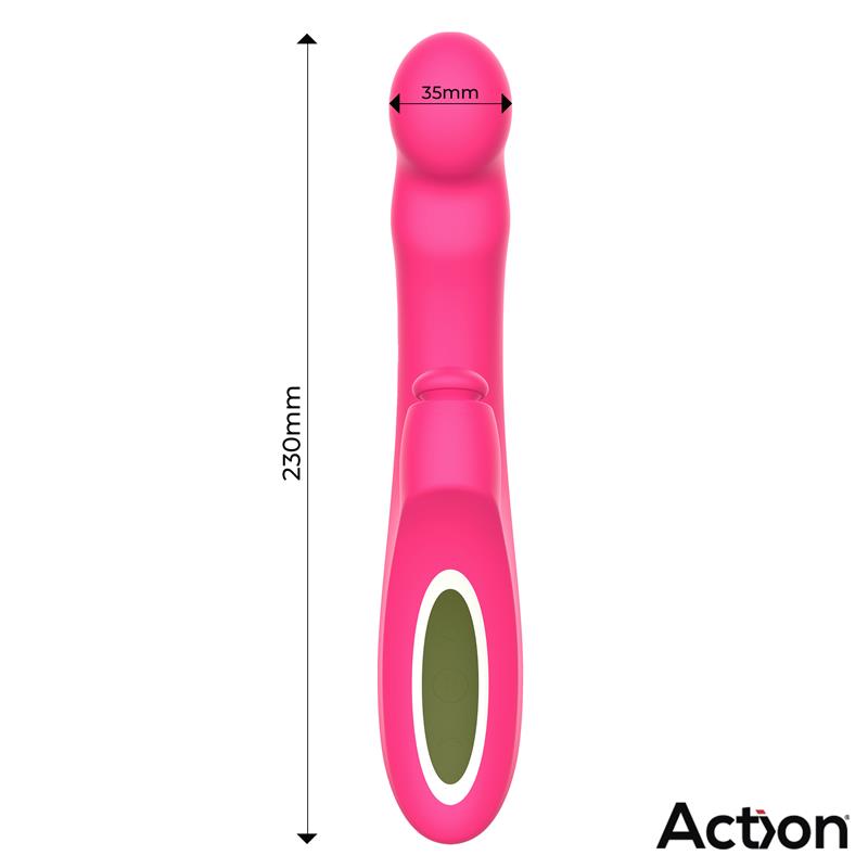 Enles Vibrador Con Beating Ball, Thrusting Y Función De Calor