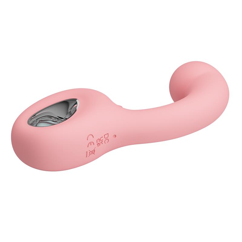 Pretty Love - Erynnyes Vibrador Punto G + Estimulador Clítoris 10 Vibraciones Rosa