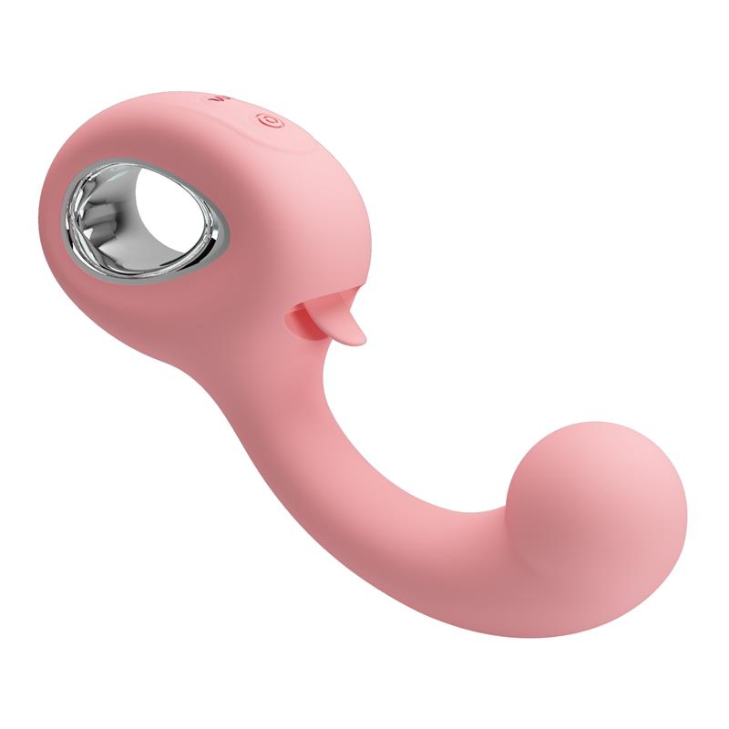 Pretty Love - Erynnyes Vibrador Punto G + Estimulador Clítoris 10 Vibraciones Rosa